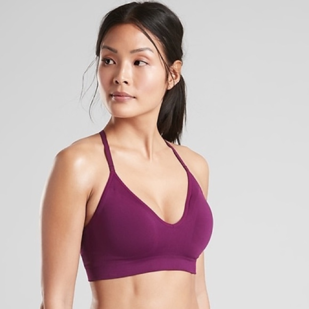 Athleta Renewal Bra Fuschia Size Small